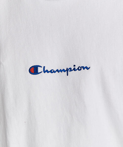 Champion（チャンピオン）の「【別注】 ＜CHAMPION(チャンピオン）＞ REVERSE WEAVE TEE/Tシャツ（Tシャツ/カットソー・メンズ・ホワイト/ブラック/グレー・S/M/L/XL）」の9枚目の写真