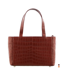 オーストリッチレザーパッチワークハンドバッグ strada STRADA オーストリッチレザーパッチワークハンドバッグ strada STRADA