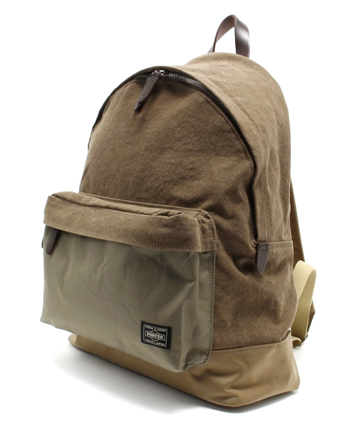PORTER（ポーター）の「PORTER BRIDGE DAY PACK <B印 YOSHIDA SELECT>（バックパック/リュック・メンズ・ブラック/ベージュ/ブルー・ONE SIZE）」の11枚目の写真