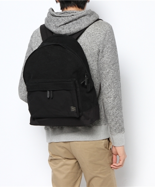 PORTER リュックサック ブラック PORTER（ポーター）の「PORTER BRIDGE DAY PACK <B印 YOSHIDA SELECT