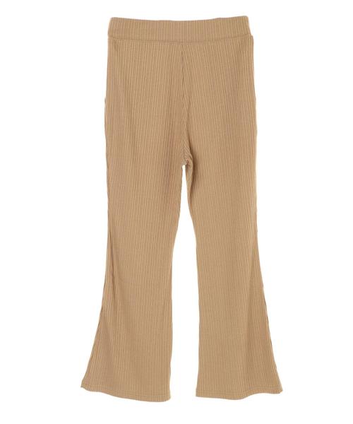 earth music&ecology（アースミュージックアンドエコロジー）の「リブフレアパンツ（その他パンツ・レディース・ブラック/ベージュ/ブラウン・M/S）」の12枚目の写真