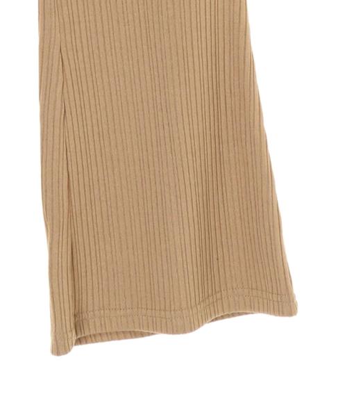 earth music&ecology（アースミュージックアンドエコロジー）の「リブフレアパンツ（その他パンツ・レディース・ブラック/ベージュ/ブラウン・M/S）」の15枚目の写真