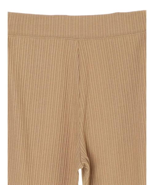 earth music&ecology（アースミュージックアンドエコロジー）の「リブフレアパンツ（その他パンツ・レディース・ブラック/ベージュ/ブラウン・M/S）」の16枚目の写真