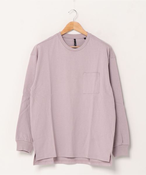 INASTUDIOS ZOO（イーナストゥディオスズー）の「「INASTUDIOS SELECT」ポケット付きロングTシャツ（Tシャツ/カットソー・メンズ・ホワイト/ブラック/ベージュ/パープル/テラコッタ/サックスブルー/ベージュ系その他/パープル系その他/グリーン/チャコール・LARGE/X-LARGE/MEDIUM）」の19枚目の写真