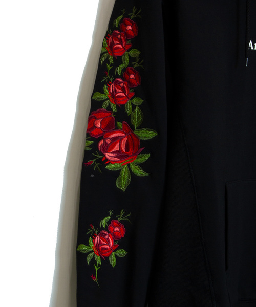 JACKROSE(ジャックローズ)の「JE-ローズ刺繍・プルパーカー(パーカー・メンズ・ホワイト/ブラック/ベージュ・M/L)」の14枚目の写真