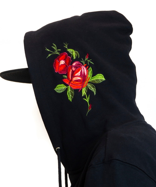JACKROSE(ジャックローズ)の「JE-ローズ刺繍・プルパーカー(パーカー・メンズ・ホワイト/ブラック/ベージュ・M/L)」の19枚目の写真