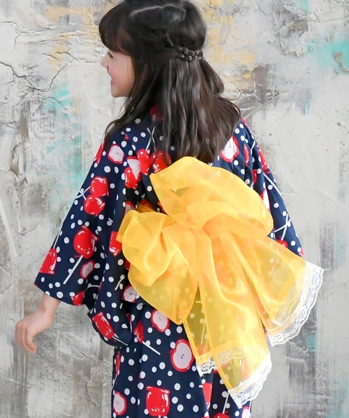 Bee des Bee（ビーデスビー）の「【コットン100％】2WAY セパレート浴衣3点セット（浴衣・キッズ・その他1/その他2/その他3/その他4/その他23/その他17/その他13/その他16/その他15/その他14/その他12/その他6/その他7/その他8/その他9/その他10/その他11/その他5/その他20/その他21/その他18/その他22/その他24/その他19・90cm/110cm/100cm/120cm/130cm/140cm/150cm）」の9枚目の写真