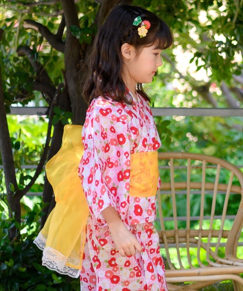 Bee des Bee（ビーデスビー）の「【コットン100％】2WAY セパレート浴衣3点セット（浴衣・キッズ・その他1/その他2/その他3/その他4/その他23/その他17/その他13/その他16/その他15/その他14/その他12/その他6/その他7/その他8/その他9/その他10/その他11/その他5/その他20/その他21/その他18/その他22/その他24/その他19・90cm/110cm/100cm/120cm/130cm/140cm/150cm）」の19枚目の写真