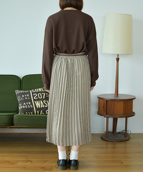 PairPair（ペアペア）の「ワッフル袖ボリュームロゴ刺繍プルオーバー（Tシャツ/カットソー・レディース・ダークブラウン/ベージュ/モカ・FREE）」の5枚目の写真