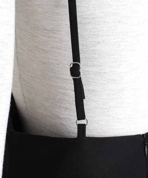 Primazel(プリマゼル)の「ハイウエストワイドサロペットパンツ(サロペット/オーバーオール・レディース・ブラック/ブラウン/キャメル・M/L)」の10枚目の写真