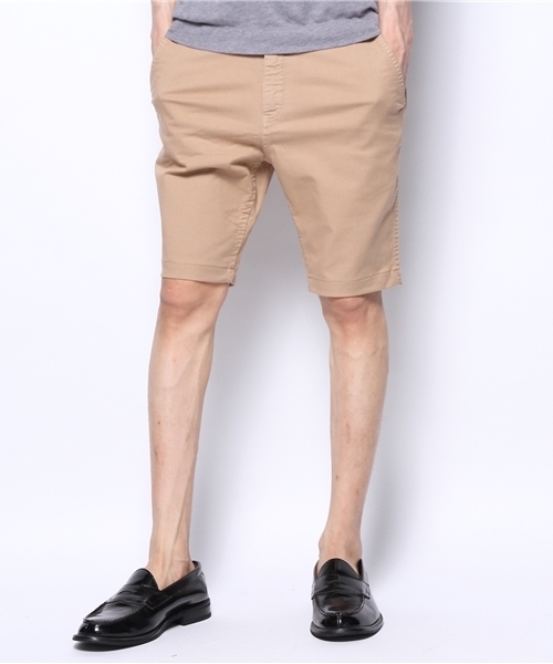 SHIPS JET BLUE（シップスジェットブルー）の「JB: テーパードサルエル カラーダイショーツ（チノパンツ・メンズ・イエロー/ネイビー/グリーン/ライトブルー/ベージュ系その他/ベージュ・LARGE/X-LARGE/MEDIUM/SMALL）」の19枚目の写真