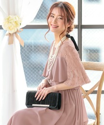 レース結婚式 大きいサイズ」に該当するワンピース/ドレス（ピンク