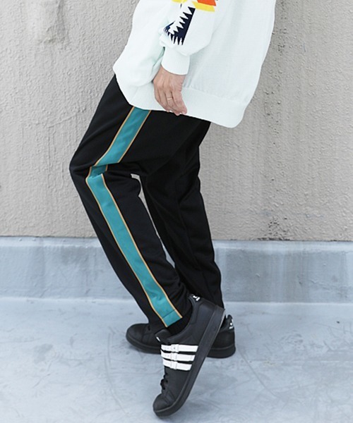 masterkey(マスターキー)の「mp7562-PIPE-JOG-PT トラックパンツ(その他パンツ・メンズ・ブラック/カーキ・1/2/0)」の1枚目の写真