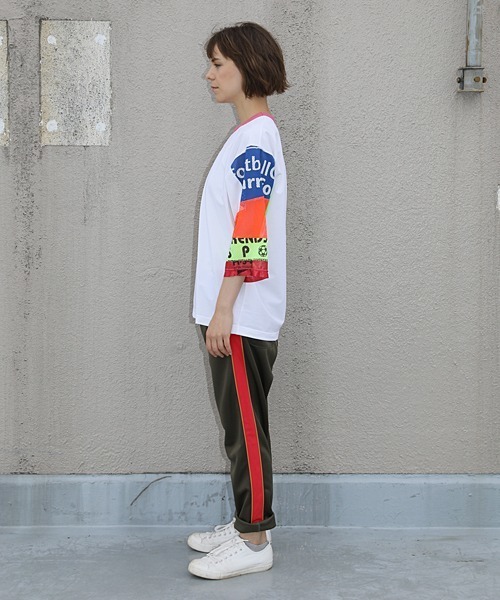 masterkey(マスターキー)の「mp7562-PIPE-JOG-PT トラックパンツ(その他パンツ・メンズ・ブラック/カーキ・1/2/0)」の5枚目の写真