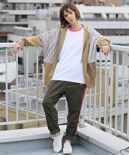 masterkey(マスターキー)の「mp7562-PIPE-JOG-PT トラックパンツ(その他パンツ・メンズ・ブラック/カーキ・1/2/0)」の7枚目の写真