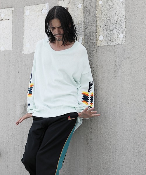 masterkey(マスターキー)の「mp7562-PIPE-JOG-PT トラックパンツ(その他パンツ・メンズ・ブラック/カーキ・1/2/0)」の4枚目の写真