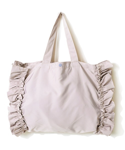 devirock（デビロック）の「フリルレッスンバッグ（トートバッグ・キッズ・ネイビー/グレー系その他/スモークピンク・ONE SIZE）」の7枚目の写真
