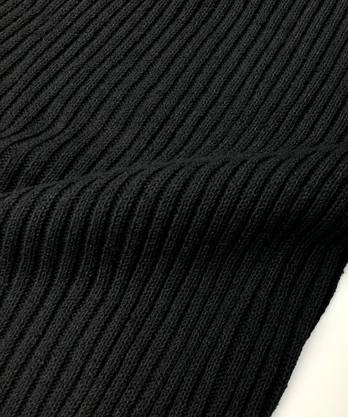 Beno（ビーノ）の「プレーティングワイドリブ ／ スキニー タートルネック セーター（ニット/セーター・メンズ・ホワイト/チャコールグレー/ライトグレー/ブラック/ブルー/ワインレッド・M/L/LL）」の15枚目の写真