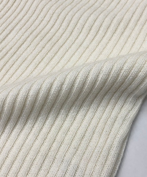 Beno（ビーノ）の「プレーティングワイドリブ ／ スキニー タートルネック セーター（ニット/セーター・メンズ・ホワイト/チャコールグレー/ライトグレー/ブラック/ブルー/ワインレッド・M/L/LL）」の7枚目の写真