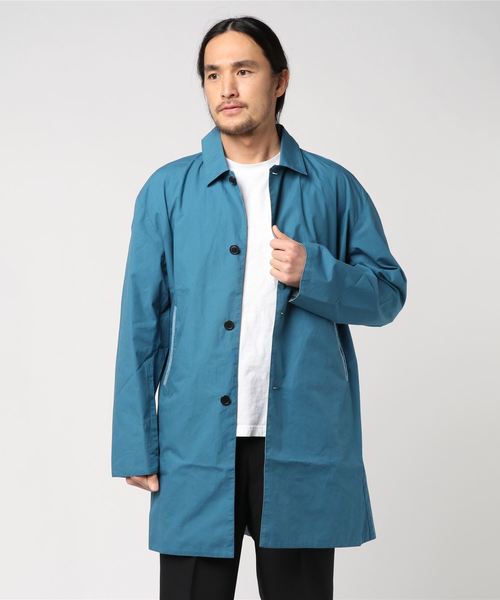 Hub&Spoke(ハブアンドスポーク)の「ステンカラーコート(ステンカラーコート・メンズ・ライトブルー/ベージュ/ネイビー・LARGE/MEDIUM/X-LARGE)」の5枚目の写真