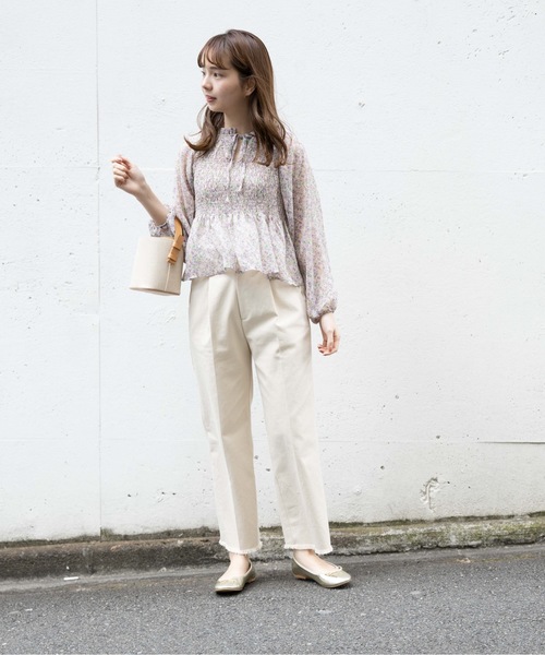 flower（フラワー）の「グラドフリンジパンツ（その他パンツ・レディース・ピンク/アイボリー・FREE）」の6枚目の写真