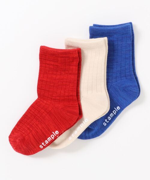 stample（スタンプル）の「スタンプルスタンダードクルーソックス ３足組（ソックス/靴下・キッズ・A/B/C/D/E・LL/S/M/L）」の5枚目の写真