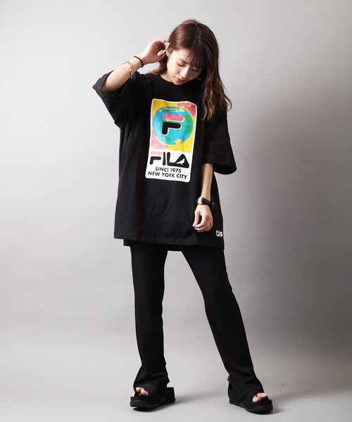 FILA HERITAGE（フィラヘリテージ）の「【FILA heritage × STAPLE】ダブルネーム ステイプルコラボ フロントオリジナルロゴプリント 半袖Tシャツ（Tシャツ/カットソー・メンズ・ブラック系その他2/ブラック/ブラック系その他/ホワイト系その他/ホワイト/ホワイト系その他2・M/2XL/XL/L/S）」の13枚目の写真