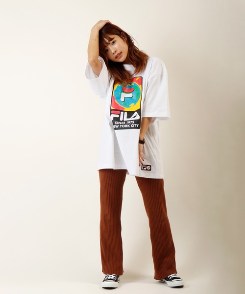 FILA HERITAGE（フィラヘリテージ）の「【FILA heritage × STAPLE】ダブルネーム ステイプルコラボ フロントオリジナルロゴプリント 半袖Tシャツ（Tシャツ/カットソー・メンズ・ブラック系その他2/ブラック/ブラック系その他/ホワイト系その他/ホワイト/ホワイト系その他2・M/2XL/XL/L/S）」の21枚目の写真