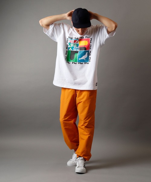 FILA HERITAGE（フィラヘリテージ）の「【FILA heritage × STAPLE】ダブルネーム ステイプルコラボ フロントオリジナルロゴプリント 半袖Tシャツ（Tシャツ/カットソー・メンズ・ブラック系その他2/ブラック/ブラック系その他/ホワイト系その他/ホワイト/ホワイト系その他2・M/2XL/XL/L/S）」の17枚目の写真