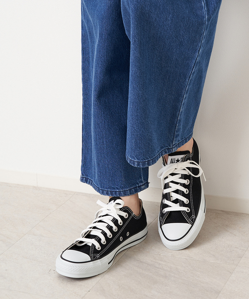 CONVERSE(コンバース)の「【CONVERSE(コンバース)】CANVAS ALL STAR OX スニーカー(スニーカー)」|ブラック