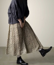 OMNES | ダルメシアンプリント プリーツスカート(スカート)