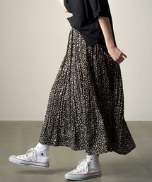 OMNES | ダルメシアンプリント プリーツスカート(スカート)