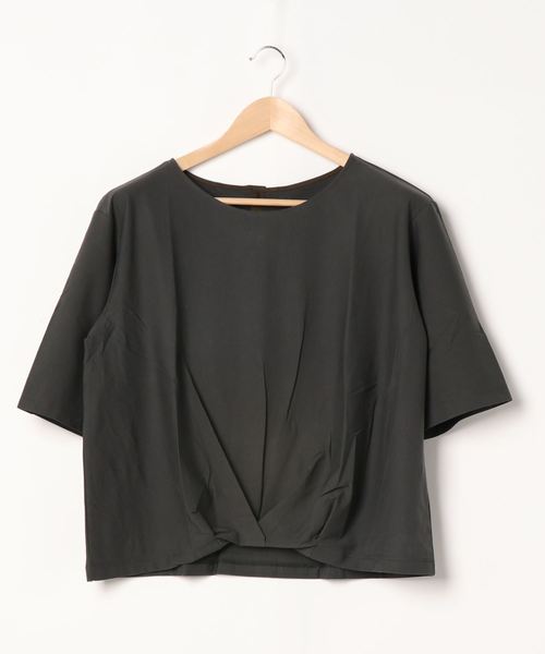 human woman（ヒューマンウーマン）の「◆サイロプレミアム無地ボーダーカットソー（Tシャツ/カットソー・レディース・ライトホワイト/ダークインディゴブルー/グレー系その他・MEDIUM）」の16枚目の写真