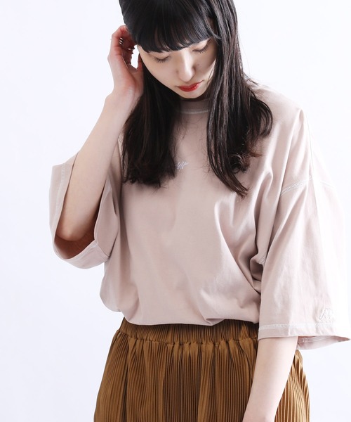 Kappa(カッパ)の「KAPPA 別注 コラボ ワッペン 刺繍 マルチ Tシャツ(Tシャツ/カットソー・メンズ・ホワイト系その他/ブラック系その他/ホワイト系その他2/ホワイト系その他3/ホワイト系その他4/ホワイト系その他5/ブラック系その他2/ブラック系その他3/ブラック系その他4/ブラック系その他5/ベージュ系その他2/ベージュ系その他3/ブルー系その他2/ブルー系その他3/ブルー系その他/ベージュ系その他・SMALL/MEDIUM/LARGE/X-LARGE)」の13枚目の写真