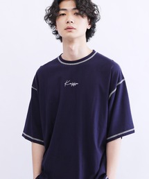 KAPPA 別注 コラボ ワッペン 刺繍 マルチ Tシャツ