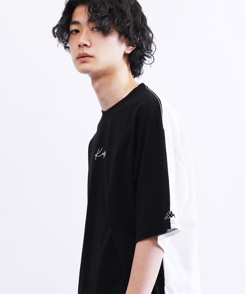 Kappa(カッパ)の「KAPPA 別注 コラボ ワッペン 刺繍 マルチ Tシャツ(Tシャツ/カットソー・メンズ・ホワイト系その他/ブラック系その他/ホワイト系その他2/ホワイト系その他3/ホワイト系その他4/ホワイト系その他5/ブラック系その他2/ブラック系その他3/ブラック系その他4/ブラック系その他5/ベージュ系その他2/ベージュ系その他3/ブルー系その他2/ブルー系その他3/ブルー系その他/ベージュ系その他・SMALL/MEDIUM/LARGE/X-LARGE)」の19枚目の写真