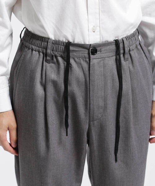 NANO universe(ナノユニバース)の「【WEB限定】リラックスイージーテーパードパンツ(その他パンツ・メンズ・グレー/ブラック/チャコール・マルチサイズ)」の6枚目の写真
