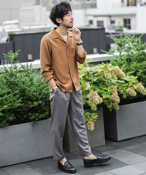 NANO universe(ナノユニバース)の「【WEB限定】リラックスイージーテーパードパンツ(その他パンツ・メンズ・グレー/ブラック/チャコール・マルチサイズ)」の21枚目の写真