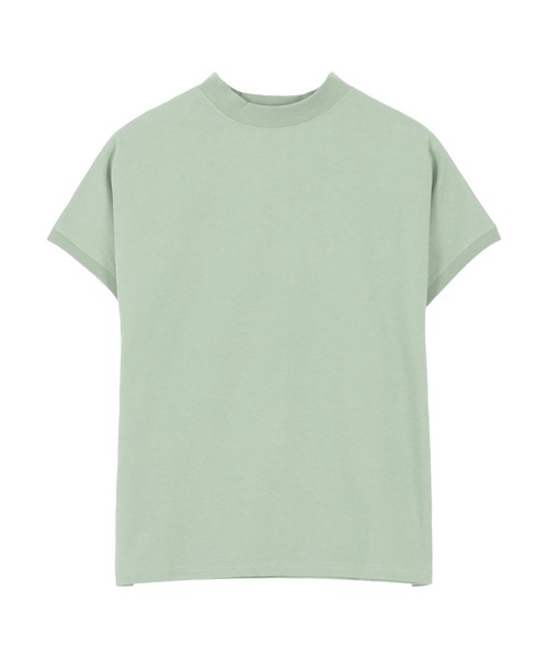 8gshoot モックネック　Tシャツ Lサイズ 緑色 グリーン BOXY-FIT MOCK-NECK T-SHIRT ボクシーフィット モックネックT