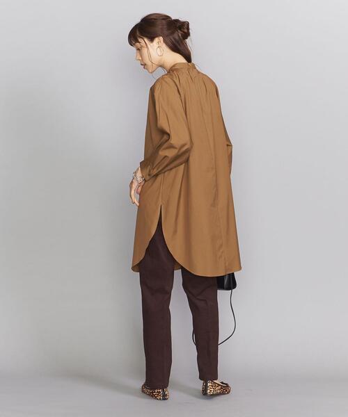 「UNITED ARROWS」 ドルマンスリーブシャツ 38 ブラウン レディース UNITED ARROWS ブラウス シャツ COMFY ドルマン ショート