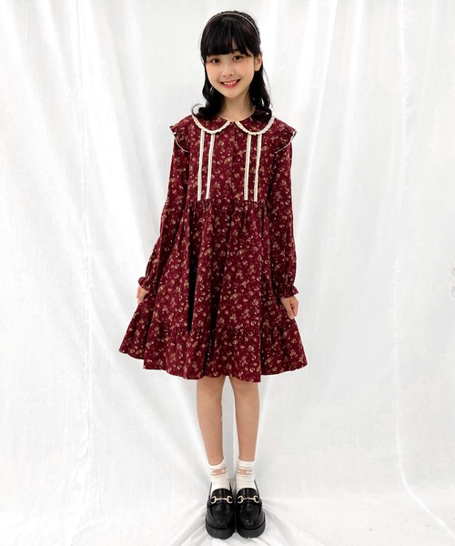 セール クラシカルフラワーワンピース キッズ ワンピース Chopin ショパン のファッション