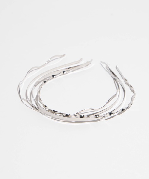 WEGO(ウィゴー)の「WEGO/【4点セット】メタルカチューシャ(カチューシャ・レディース・シルバー/ゴールド・FREE)」の1枚目の写真