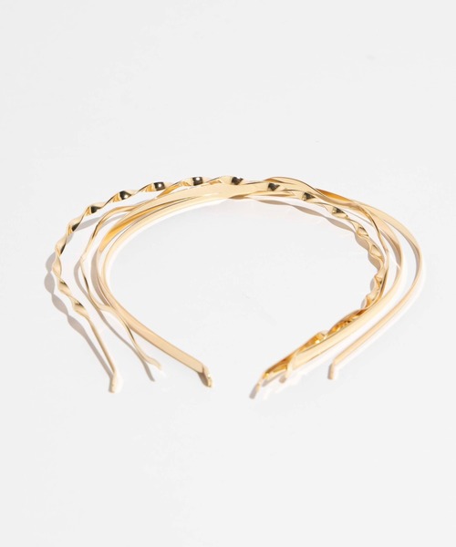 WEGO(ウィゴー)の「WEGO/【4点セット】メタルカチューシャ(カチューシャ・レディース・シルバー/ゴールド・FREE)」の5枚目の写真