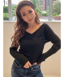 RESEXXY | カシュクールニットトップス(ニット/セーター)