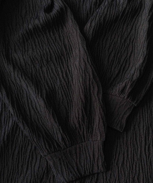 SHAREEF（シャリーフ）の「LYNX JQ LONG P/O（Tシャツ/カットソー・メンズ・ホワイト/ブラック/モカ・1/2/3）」の7枚目の写真