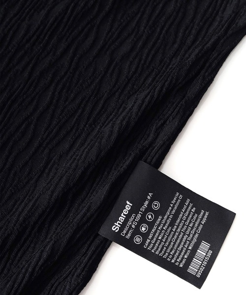 SHAREEF（シャリーフ）の「LYNX JQ LONG P/O（Tシャツ/カットソー・メンズ・ホワイト/ブラック/モカ・1/2/3）」の8枚目の写真