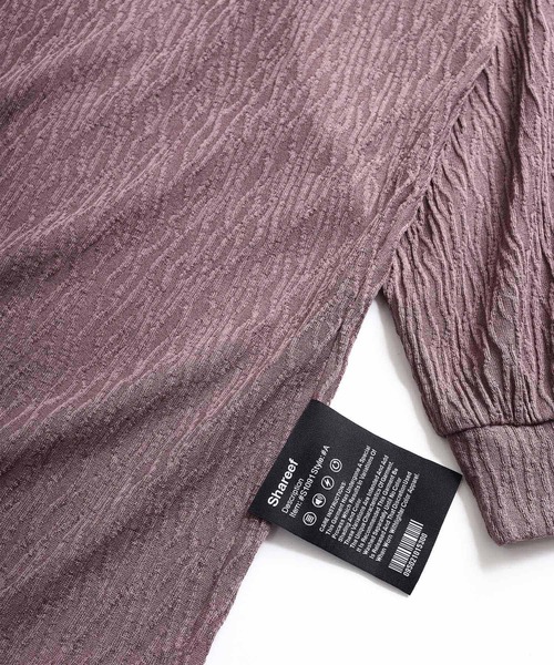 SHAREEF（シャリーフ）の「LYNX JQ LONG P/O（Tシャツ/カットソー・メンズ・ホワイト/ブラック/モカ・1/2/3）」の16枚目の写真