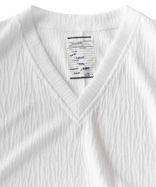 SHAREEF（シャリーフ）の「LYNX JQ LONG P/O（Tシャツ/カットソー・メンズ・ホワイト/ブラック/モカ・1/2/3）」の18枚目の写真