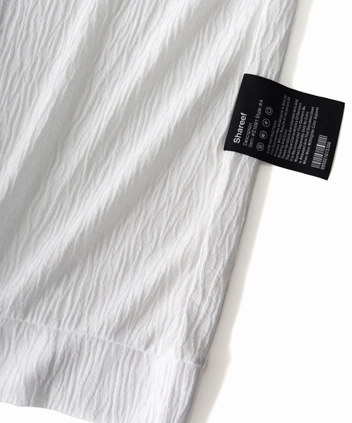 SHAREEF（シャリーフ）の「LYNX JQ LONG P/O（Tシャツ/カットソー・メンズ・ホワイト/ブラック/モカ・1/2/3）」の20枚目の写真