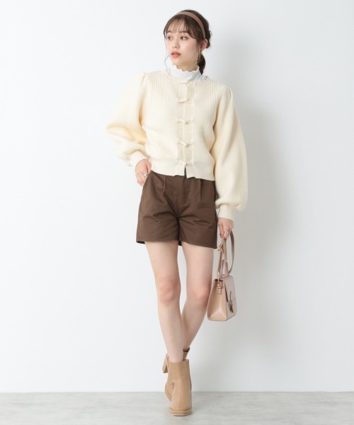 Heather（ヘザー）の「ＢＡＳＩＣビキモウショートパンツ　926500（その他パンツ・レディース・アイボリー/ブラウン/ブラック・FREE）」の12枚目の写真